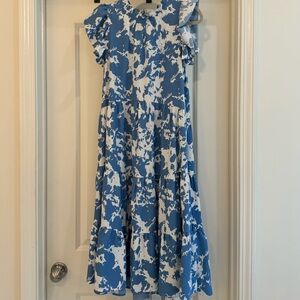 Blue midi dress size Medium